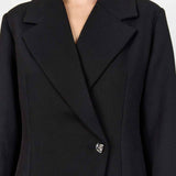LEVETE ROOM Ollie 1 blazer - sort