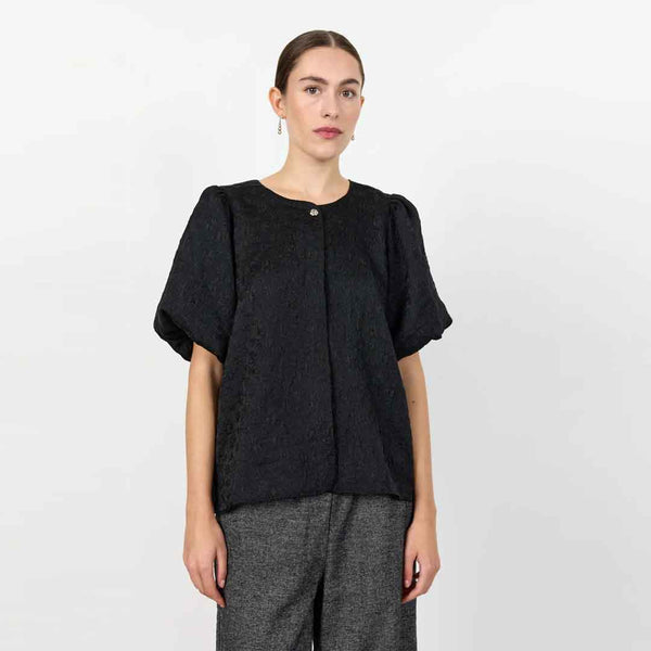 LEVETE ROOM Orit 2 bluse - sort