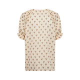LEVETE ROOM Rinni 2 top - Turtledove Combi