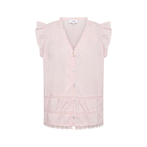 LEVETE ROOM Rosy 2 bluse - Veiled Pink