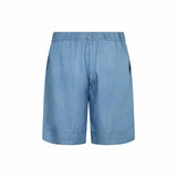 LEVETE ROOM Rora 2 shorts - Mid Blue Denim