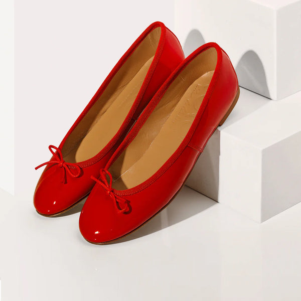 LOLO BALLERINA Capri ballerina sko - rød lak
