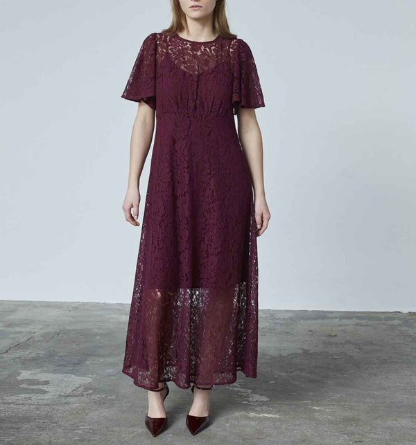 LOVE & DIVINE love1000-15 kjole - Dark Bordeaux