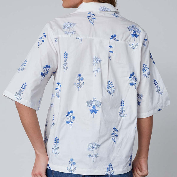 LOVE & DIVINE love1351 skjorte - White/Blue