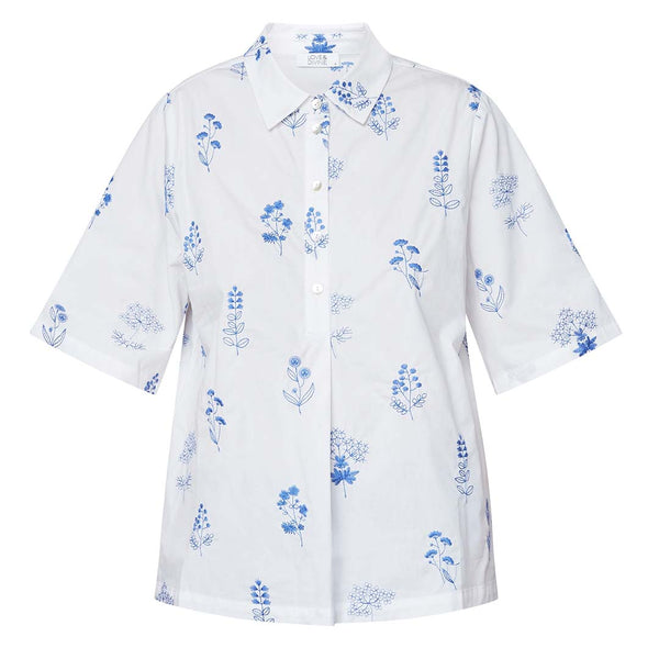 LOVE & DIVINE love1351 skjorte - White/Blue