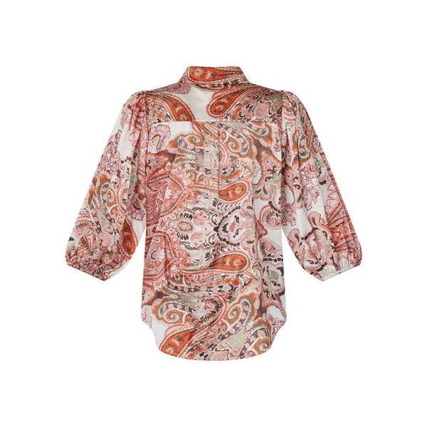 LOVE & DIVINE love436-9 skjorte - coral paisley