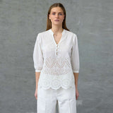 LOVE & DIVINE love1544 bluse - cream