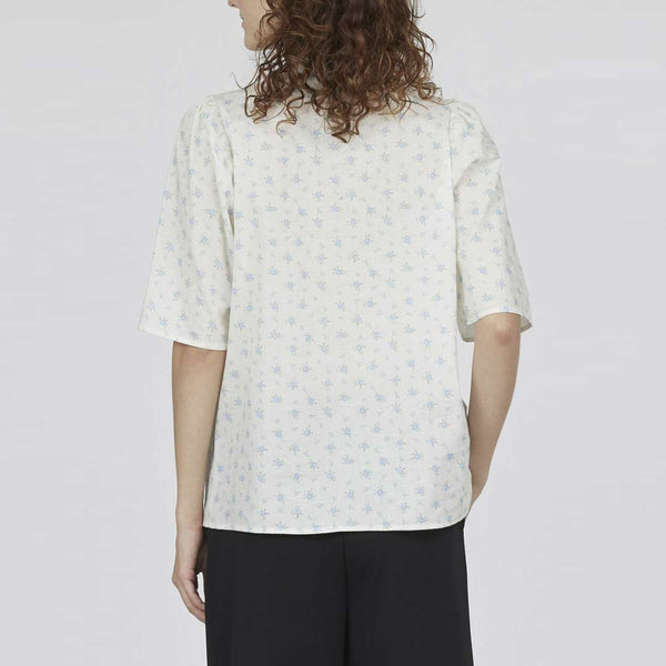 LOVE & DIVINE love1291 bluse - cream/ blue