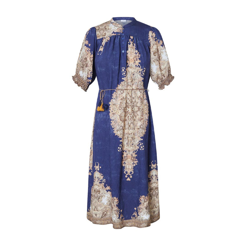 LOVE & DIVINE love1415 kjole - navy/paisley