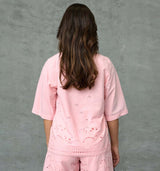 LOVE & DIVINE love1584 skjorte - Coral Pink