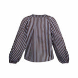 LOVE & DIVINE love1529-2 bluse - Brown Stripe