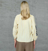 LOVE & DIVINE love1597 bluse - Straw Stripes
