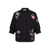 LOVE & DIVINE love1604-4 Skjorte - Black/Emb.
