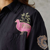 LOVE & DIVINE love1604-4 Skjorte - Black/Emb.