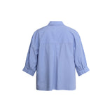 LOVE & DIVINE love1604-4 Skjorte - Ice Blue/Emb.