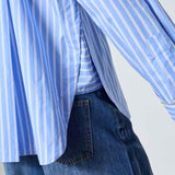 LOVE & DIVINE love1441 skjorte - Blue Stripes