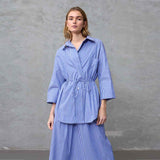 LOVE & DIVINE love1537 skjorte - blue stripe