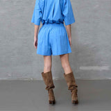 LOVE & DIVINE love970-12 shorts - blue dream