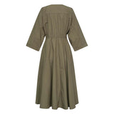 LOVE & DIVINE love1602 kjole - khaki grøn