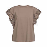 LOVE & DIVINE love1517 T-shirt - Dark Sand
