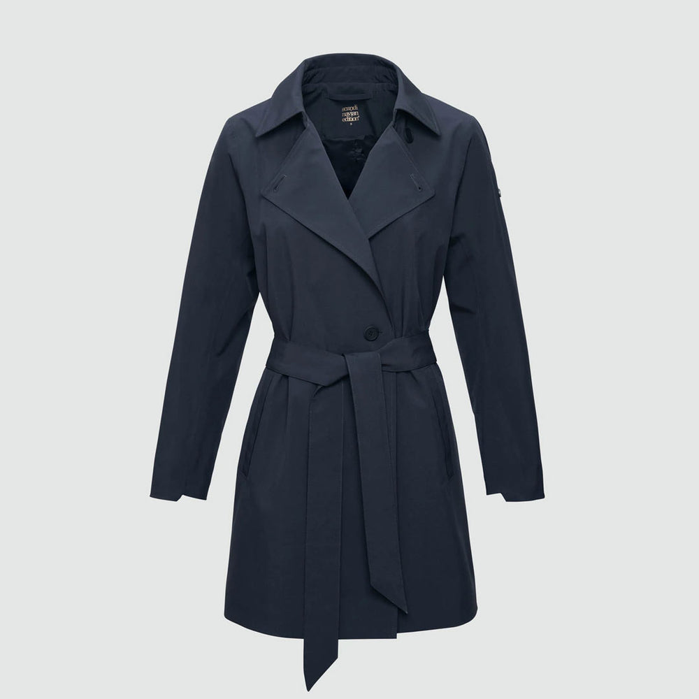 SCANDINAVIAN EDITION Midway trenchie frakke Midnight blå – HAUSFRAU
