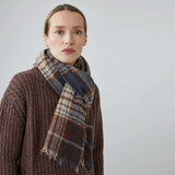 MOISMONT Anderson tørklæde 803 - slate grey