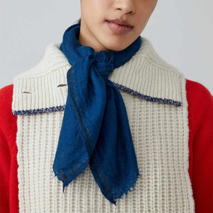 MOISMONT Kim tørklæde No. 802 - Indigo