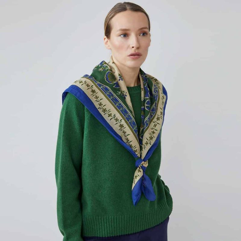 MOISMONT Roseraie No. 796 tørklæde - British Green