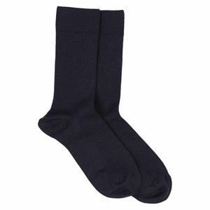 MRS. HOSIERY Merino fine strømper - navy