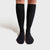 MRS. HOSIERY Merino knæ strømper - sort
