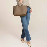 NAGHEDI St Barths Medium tote taske - Cashmere