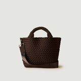 NAGHEDI St Barths Small tote taske - Chocolate brun