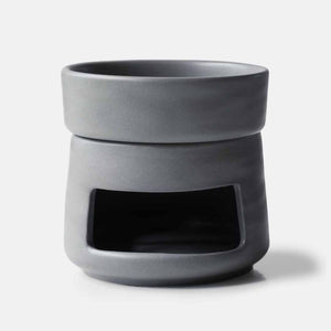 Aroma lampe til fyrfadslys i grå fra no 17 therapy