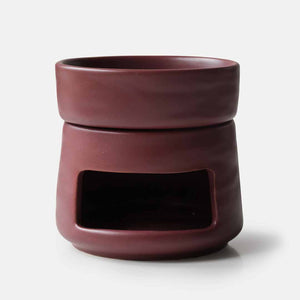 Aroma lampe til fyrfadslys i lilla fra no 17 therapy