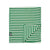 NØRGAARD PÅ STRØGET NPS Interlock tørklæde - grønne striber