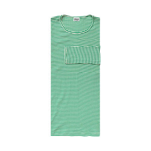 grøn og hvid stribet Nørgaard bluse