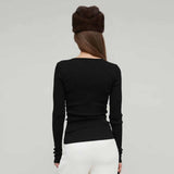 OpéraSPORT CLAIRE SEAMLESS cardigan - Sort