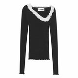 OpéraSPORT EVITA SEAMLESS bluse - Sort