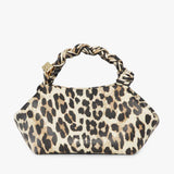 GANNI A6494 Bou taske - leopard