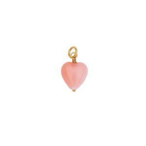 PICO French Heart vedhæng - coral