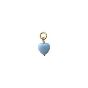 PICO French Heart vedhæng - sky