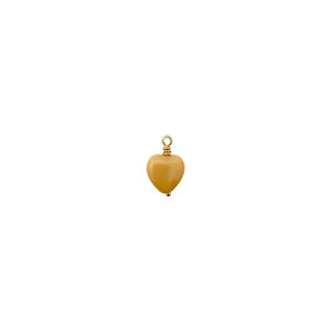 PICO French Heart vedhæng - peanut