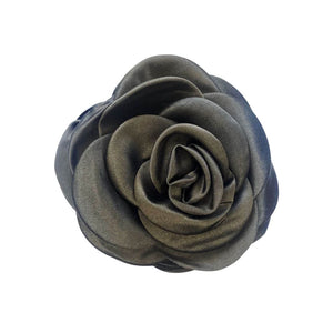 PICO Giant Satin Rose hårklemme - sort