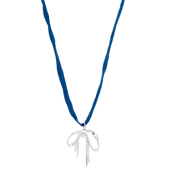 PICO Ribbon string halskæde - sølv