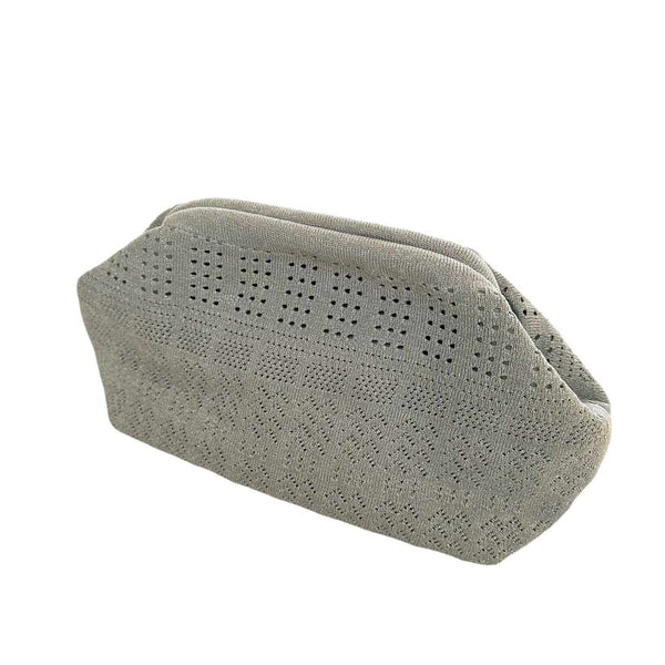 PICO Rosalia Clutch taske - silver glitter lace