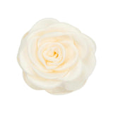 PICO Small Satin Rose hårklemme - ivory