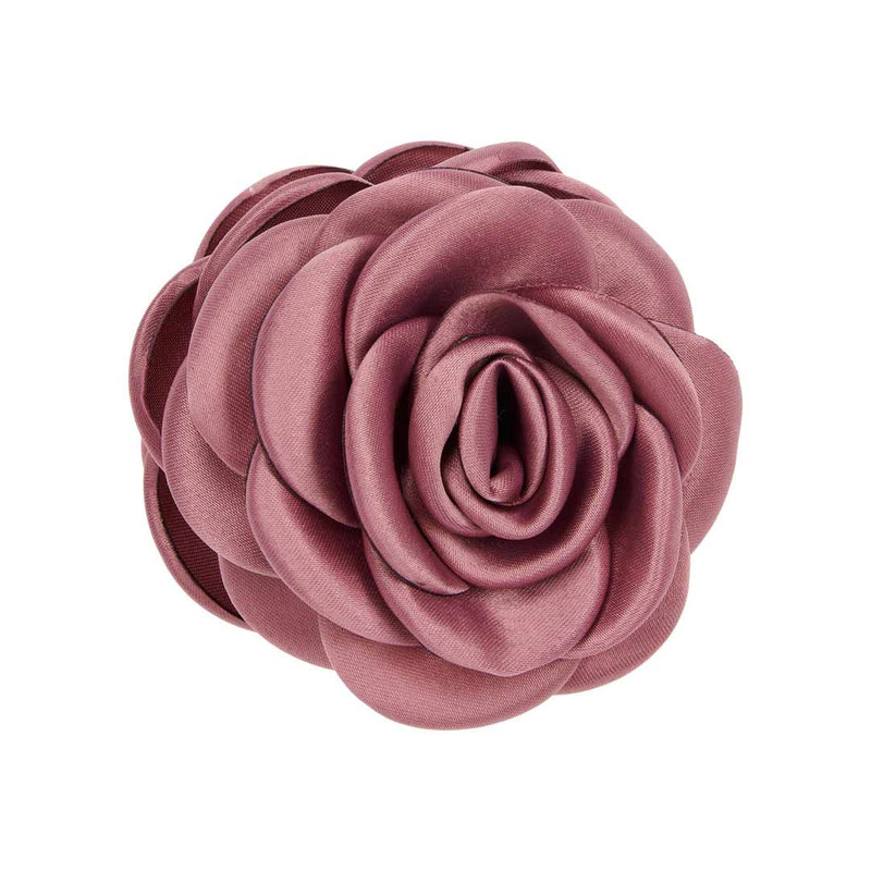 PICO Small Satin Rose hårklemme - plum