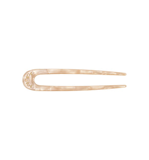 PICO Sunny crystal hårnål - almond MOP