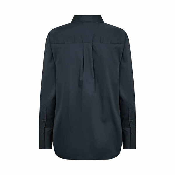 LEVETE ROOM Isla 7 skjorte - dark navy