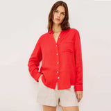 RAILS Ellis skjorte - cherry